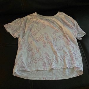 NWOT Kids Fila white shirt.